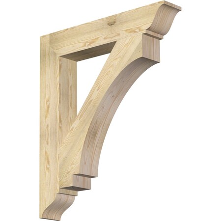 Ekena Millwork Imperial Traditional Rough Sawn Bracket, Douglas Fir, 6"W x 36"D x 42"H BKT06X36X42IMP01RDF